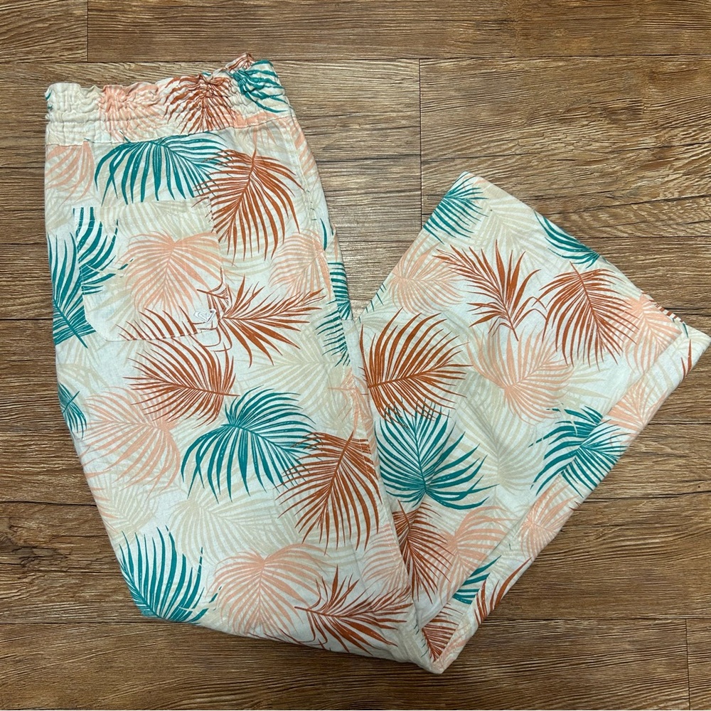 Roxy Tropical Pattern Adjustable Pants